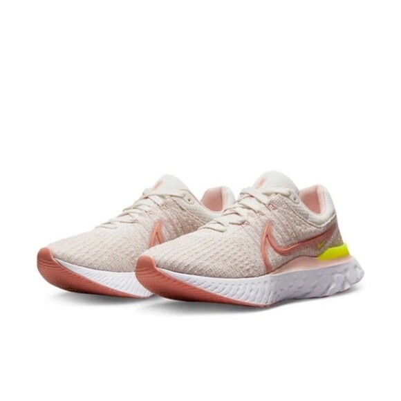 Nike React Infinity Run FK 3 Pink Sz 8.5 Running Shoe DD3024-102 Women Sneakers - Picture 1 of 13